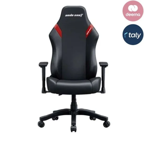 Andaseat LUNA Series Large Gaming Chair - Black/Red